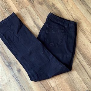 Black Straight Leg Jeans